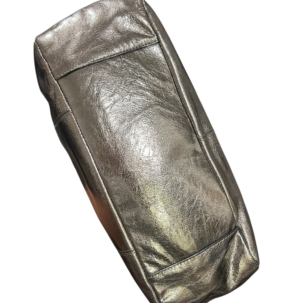 Coach Metallic Bronze Shoulder Bag With Coach Hang Tag - Picture 6 of 7